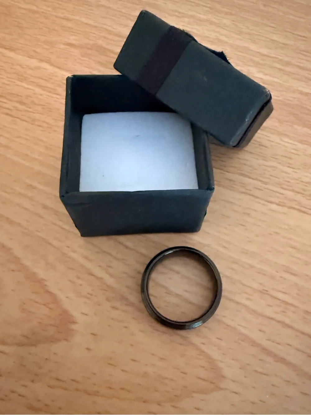 Men's Black Tungsten Wedding Band - Sleek Comfort Fit